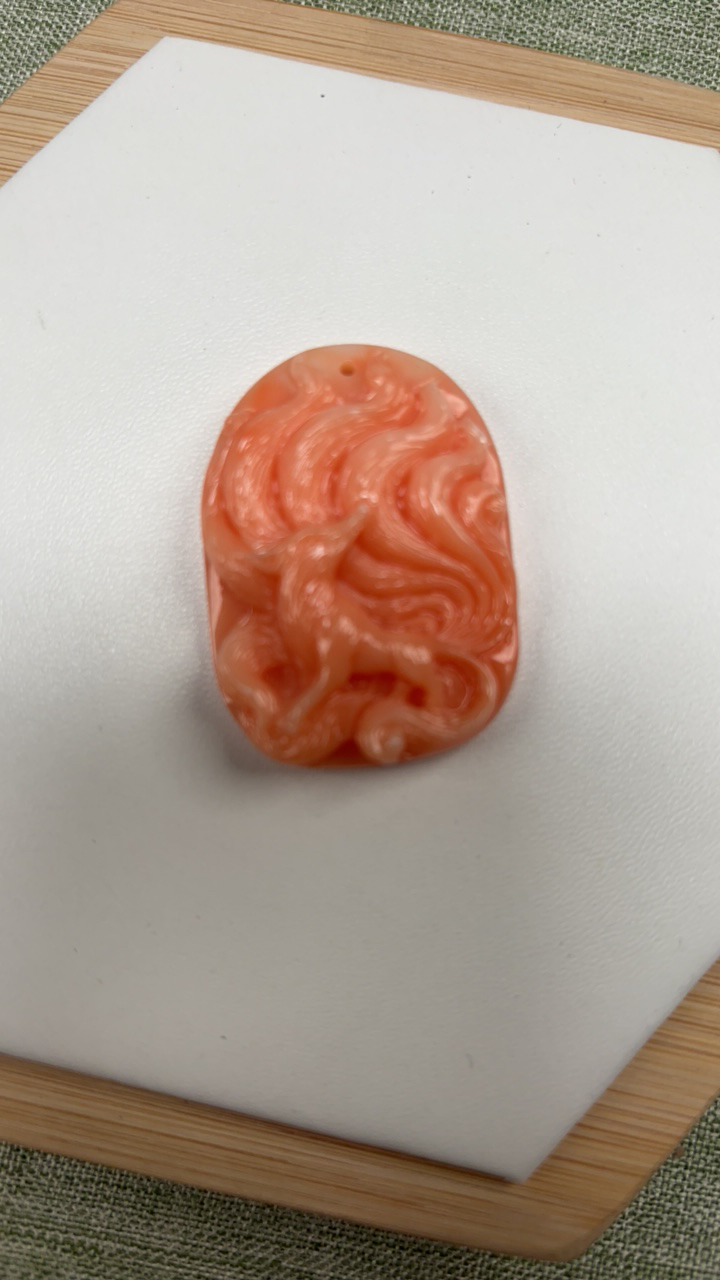 吊坠 106号 方牌九尾狐莫色