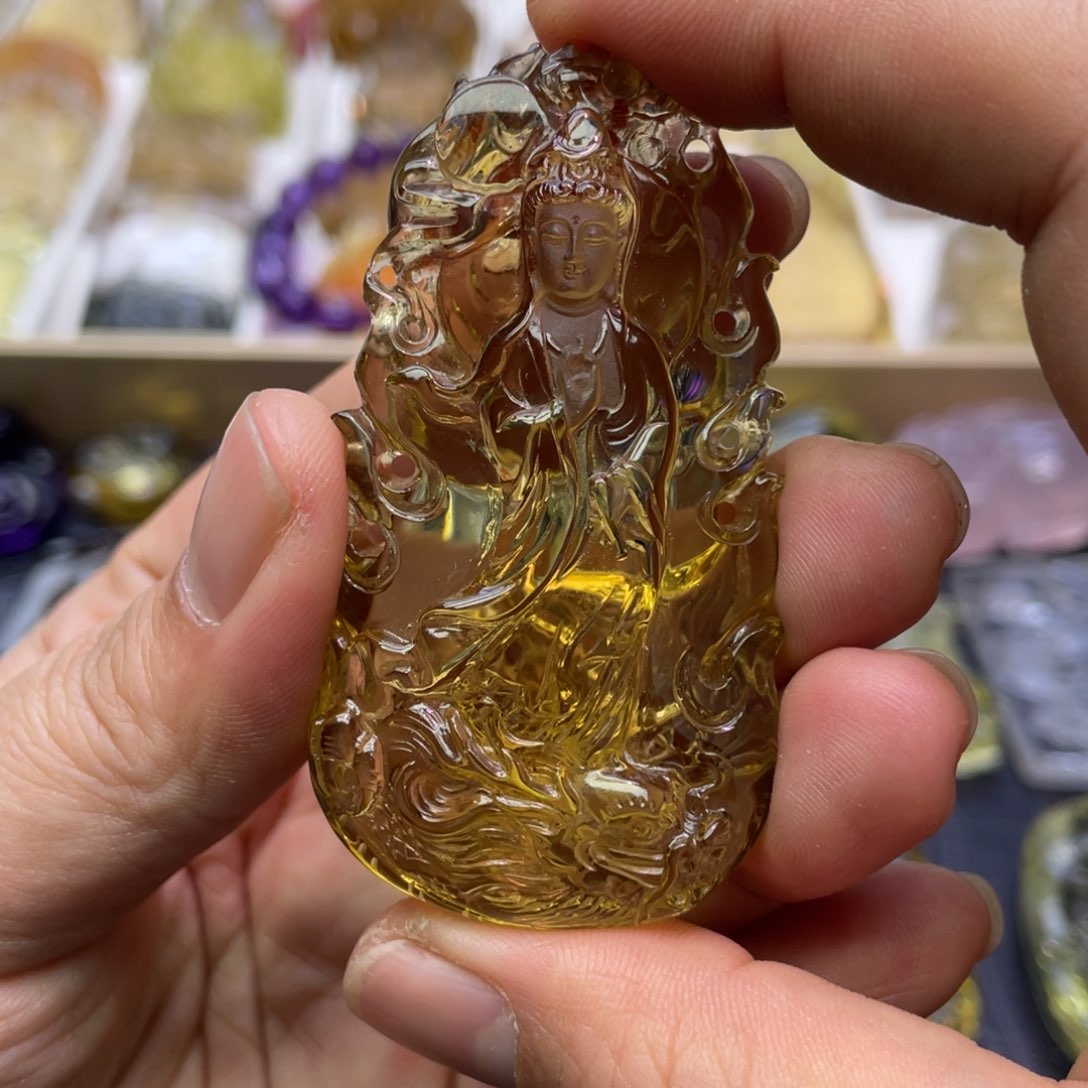 水晶颈饰未镶嵌定制