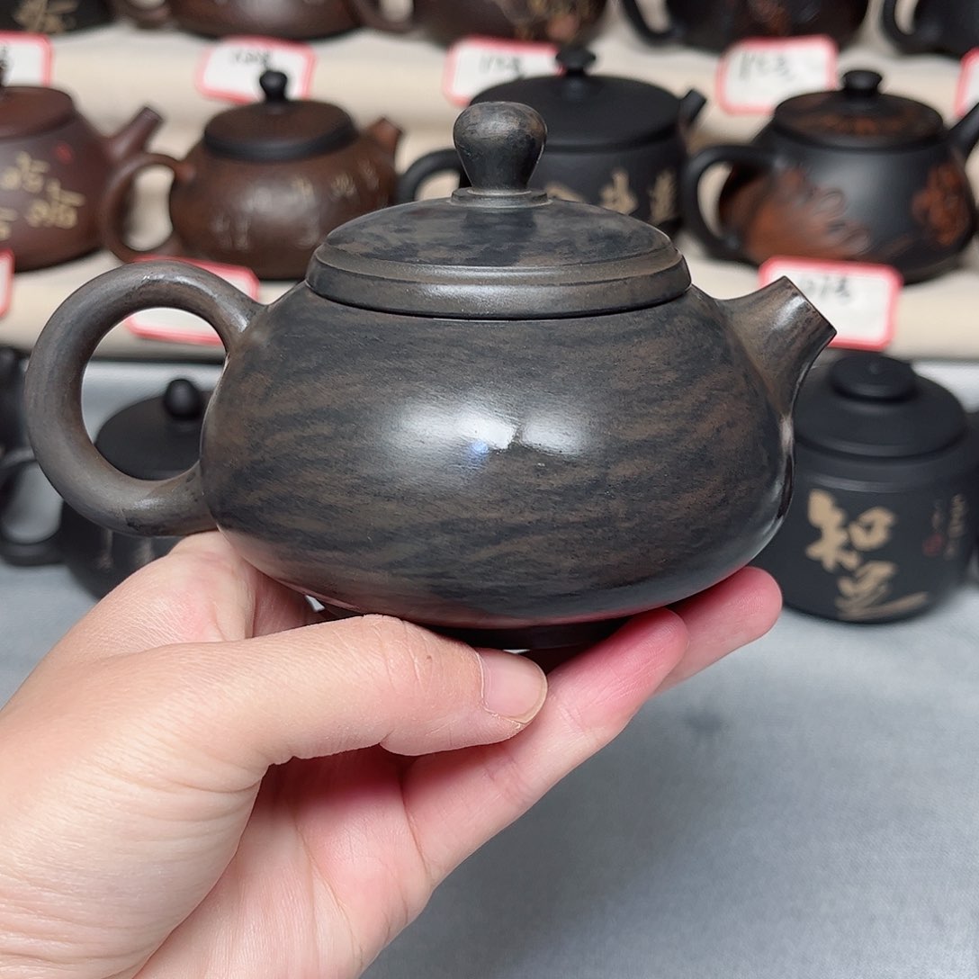 杨*竹230毫升纯手工手磨胖墩壶