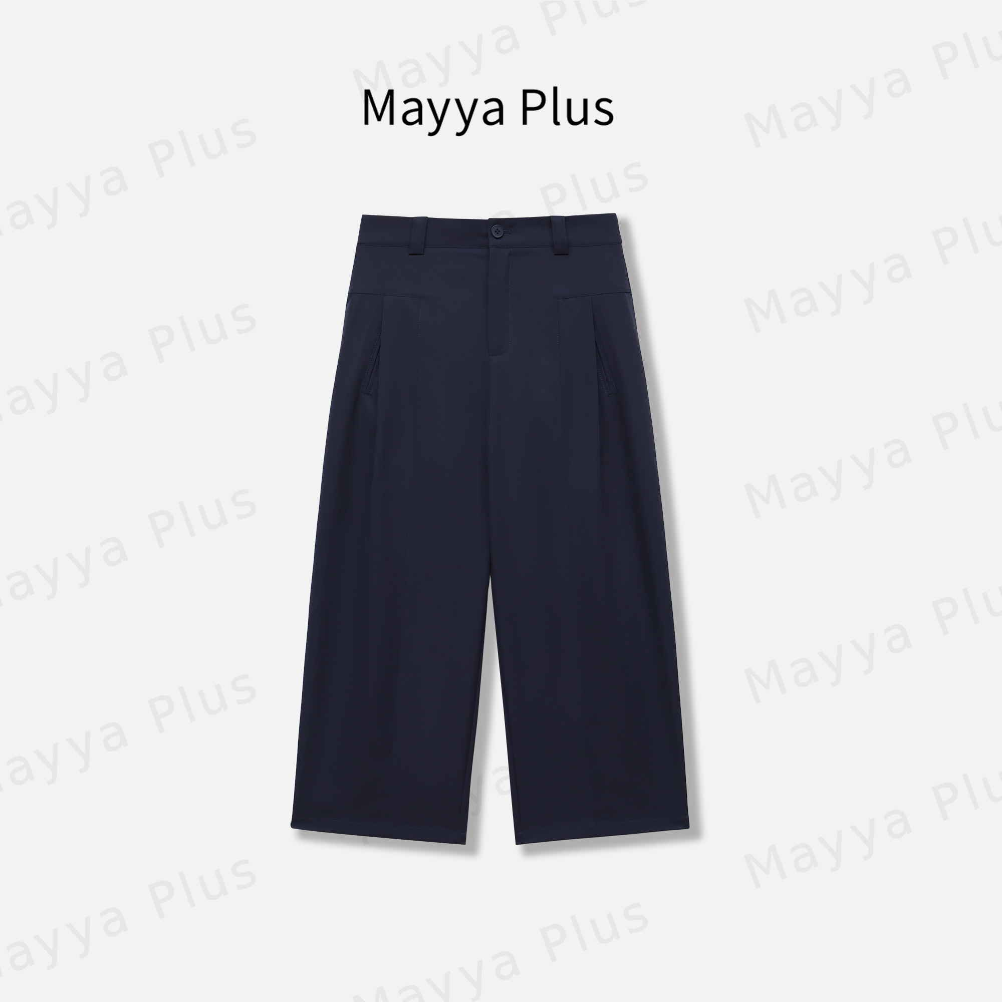 【满分裤】Mayya Plus麦芽定制轻奢气质欧若风梭织裤32528127