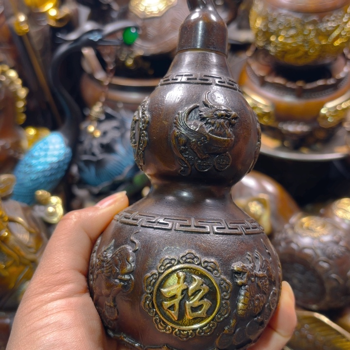 铜器摆件收收藏藏