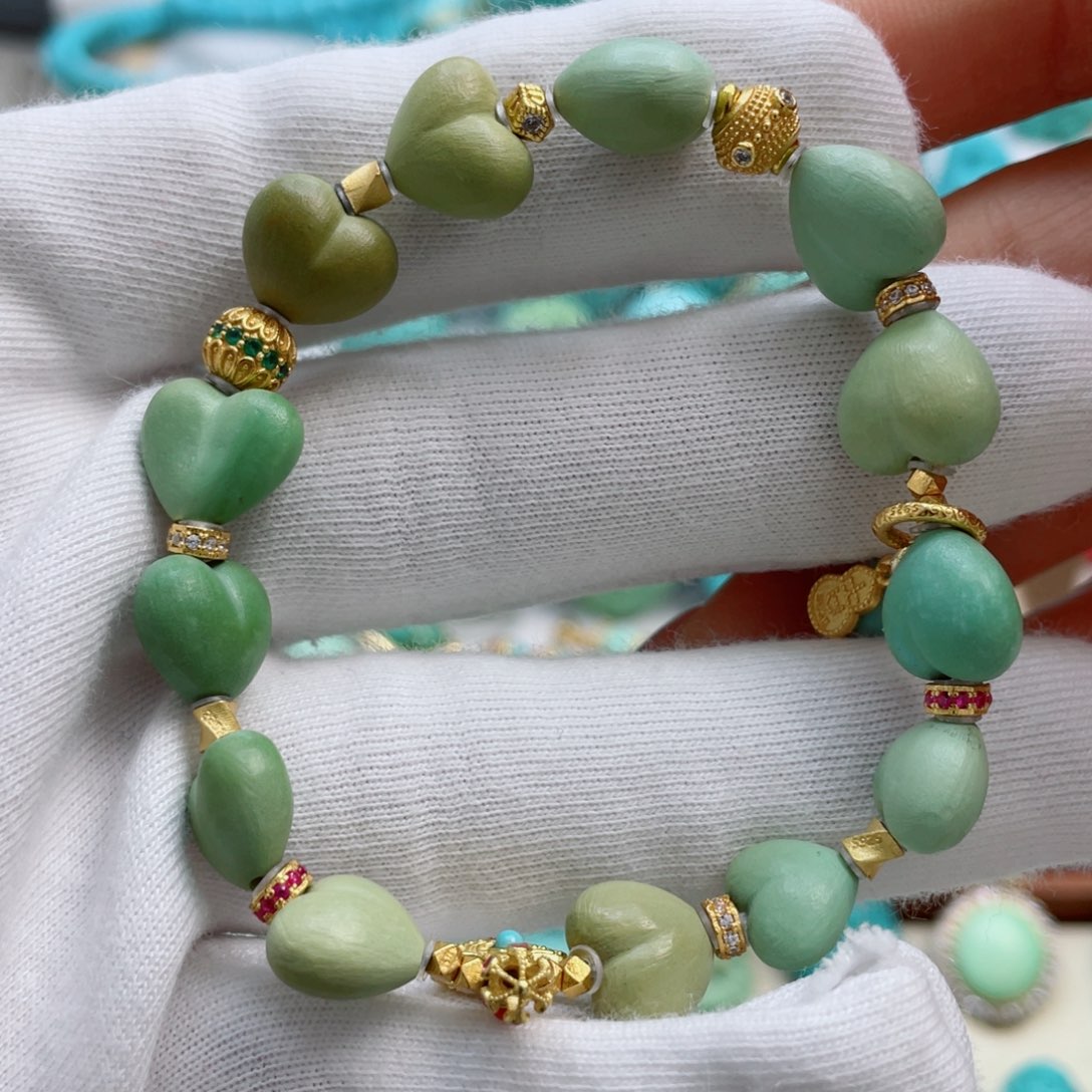 绿松石珠宝奇石未镶嵌