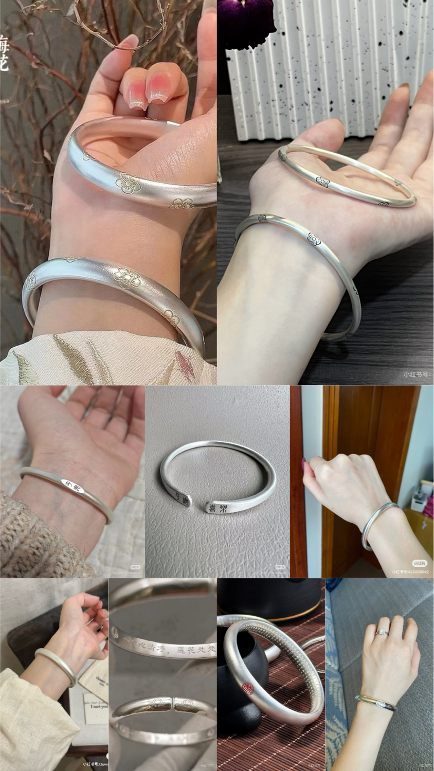 足银手镯 足银泥鳅背简单款式手镯每克工费4元