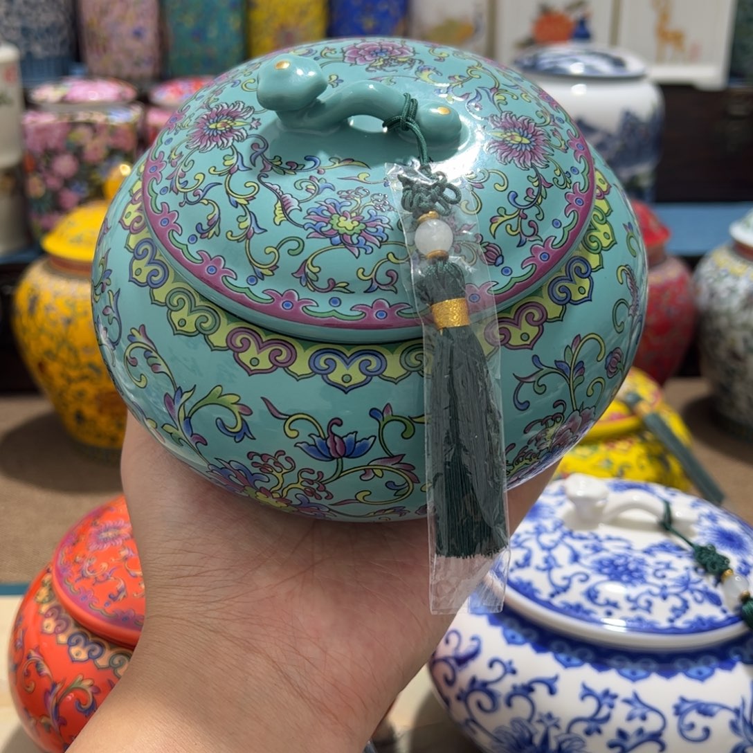 高端陶瓷茶叶罐陶瓷