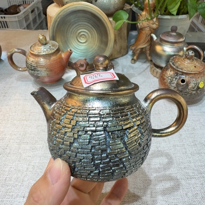 陶盘柴烧福利心哦多多