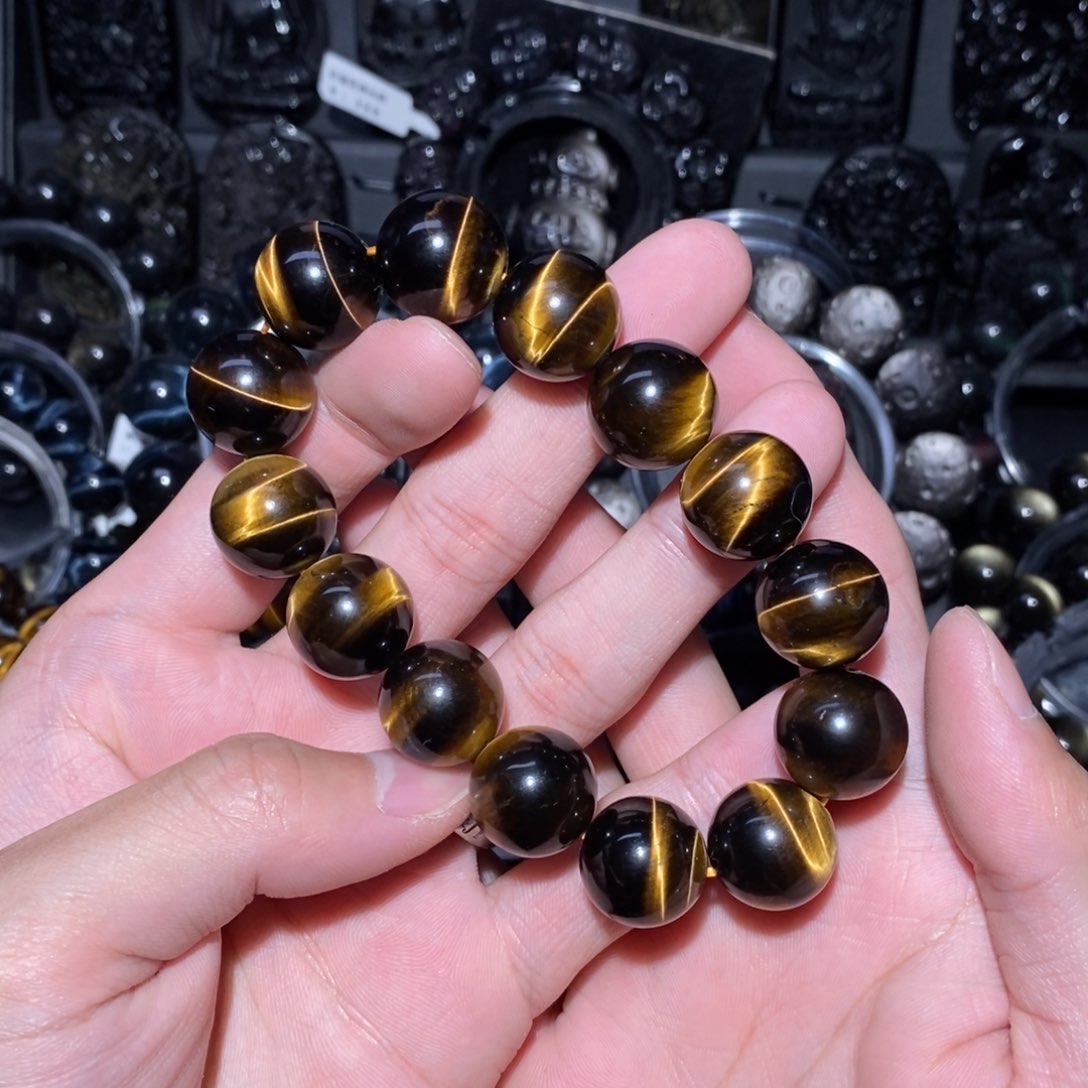 黑曜岩手链未镶嵌你*?