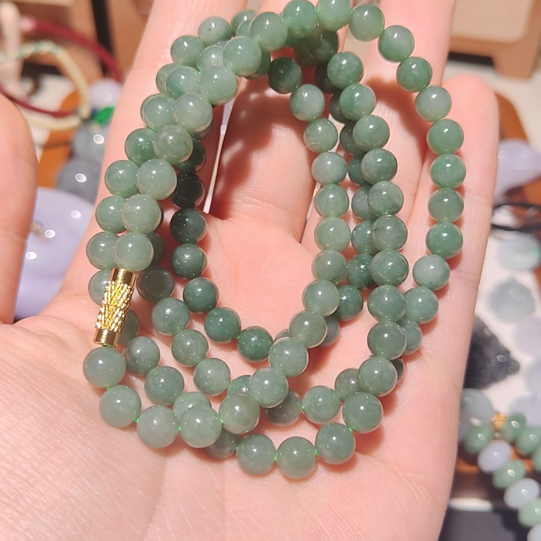 保***尔翡翠散珠未镶嵌翡翠
