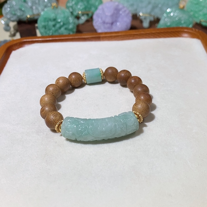 未镶嵌手链翡翠翡翠手牌