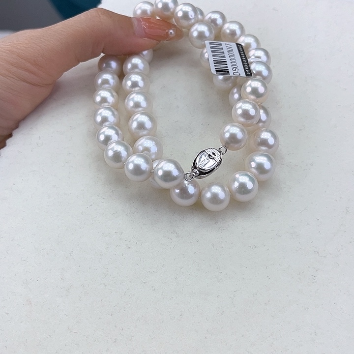 淡水珍珠颈饰银S925镶嵌10-11➕极光炫彩高品