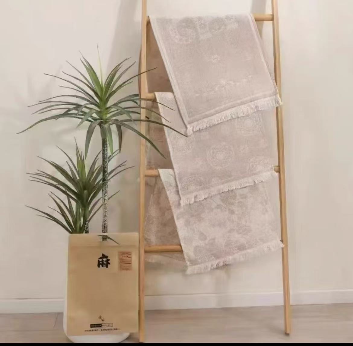 【雨露麻毛巾】35*75雨露麻毛巾三条装速吸水