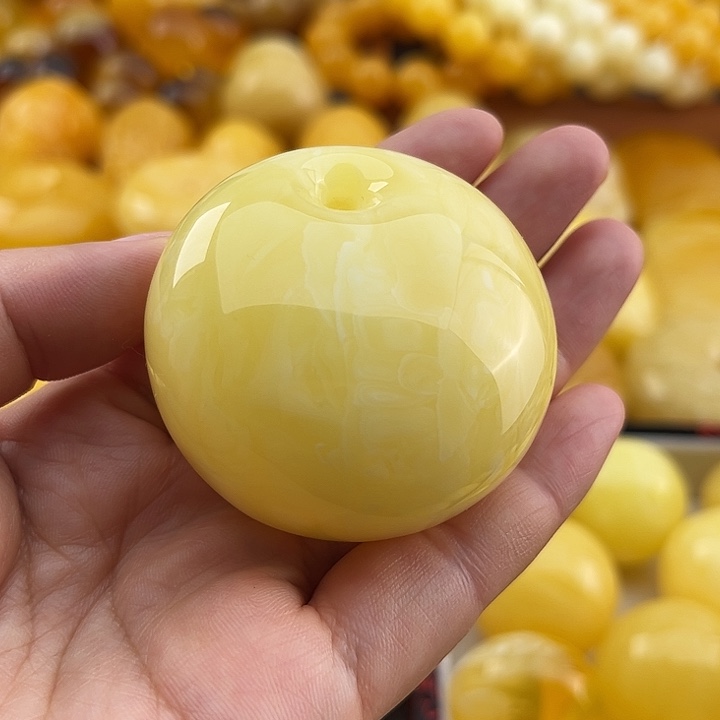 琥珀裸石未镶嵌琥珀蜜蜡