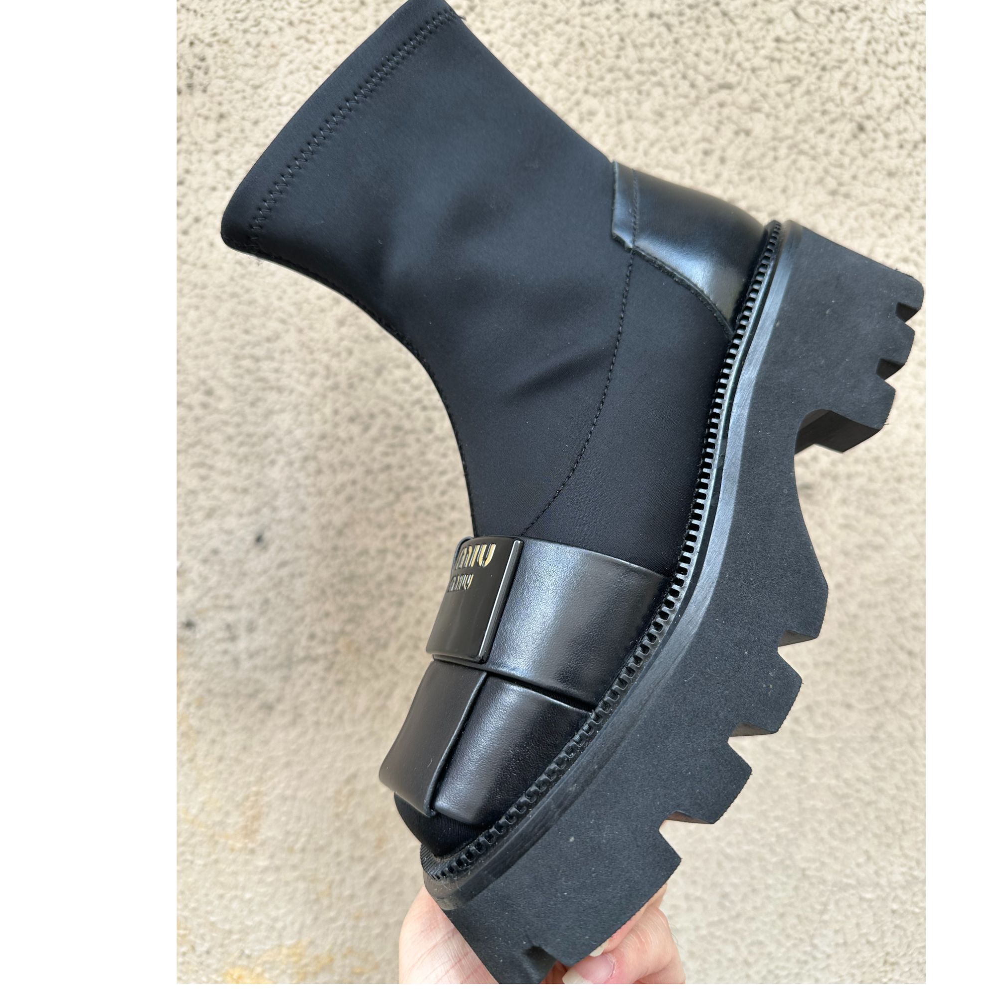 复古厚底休闲靴子F818-2