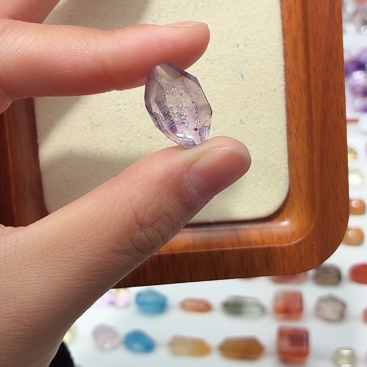 未镶嵌水晶珠宝半成品福利款 紫超七