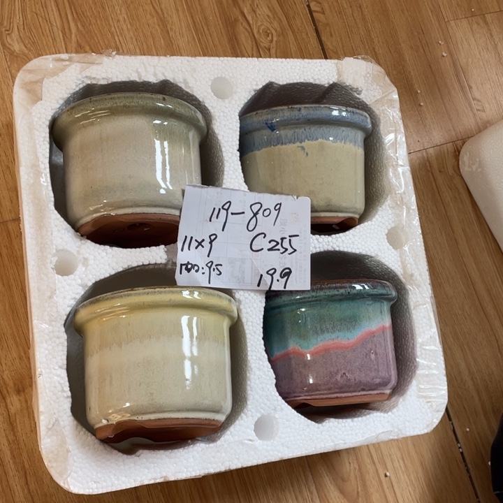 粗陶多肉花盆微瑕809