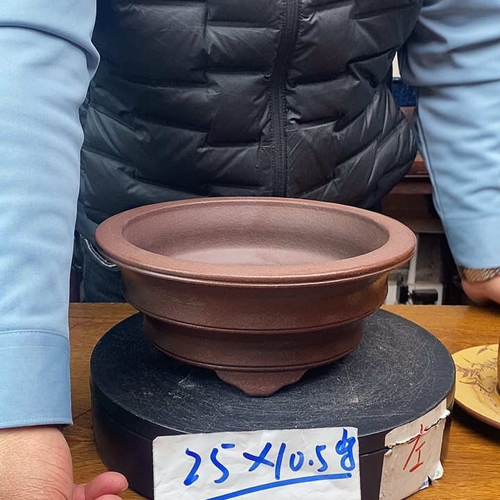 紫砂花盆货号一只ZJJ31