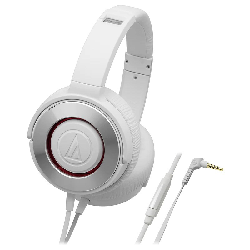 95新 Audio-Technica/铁三角 ATH-WS550IS头戴式重低音有线耳机