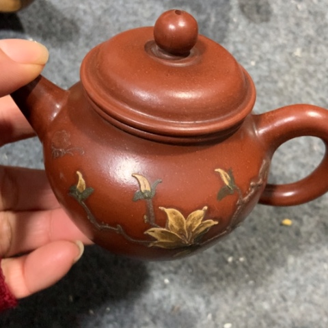 福***多茶壶紫砂陶瓷摆件爱好者摆件