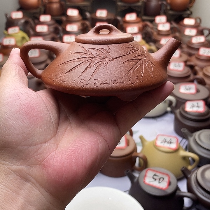 手***坤茶壶紫砂宜兴紫砂半手工