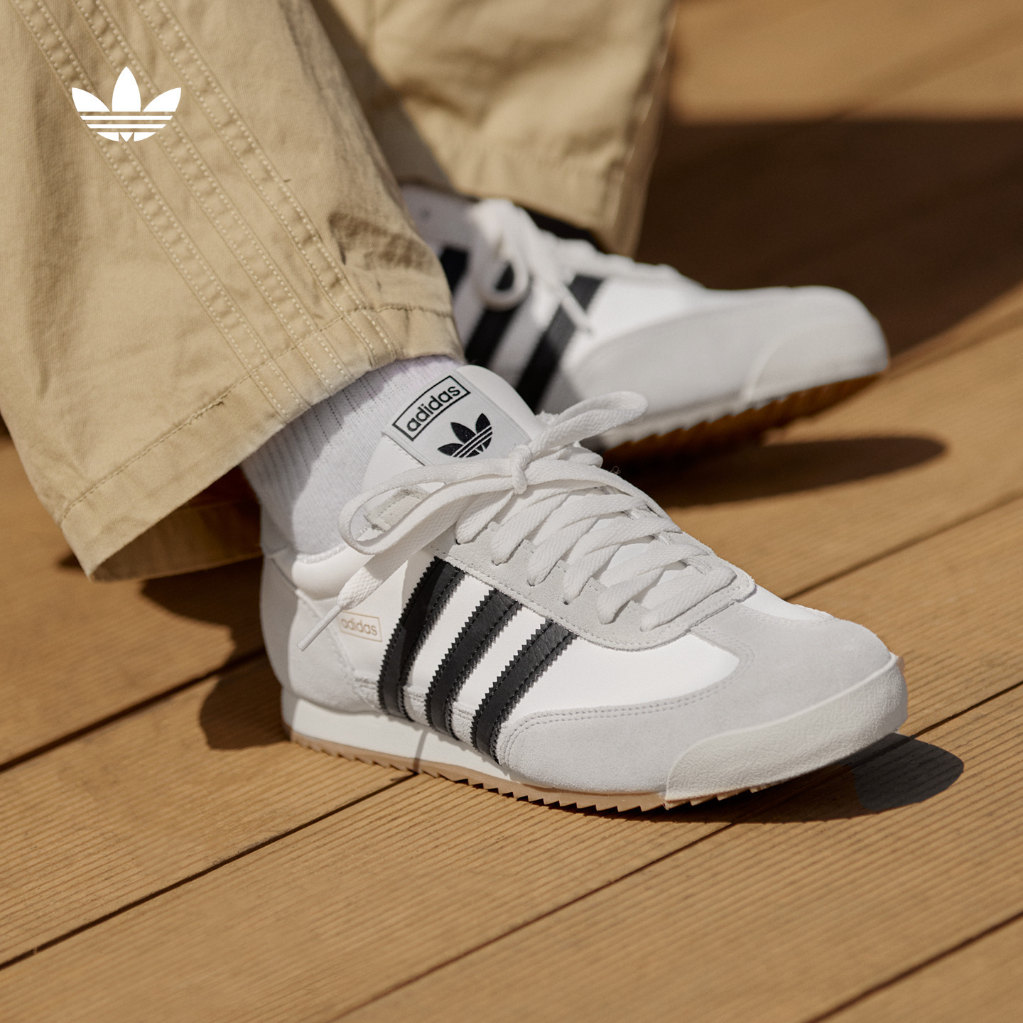 流光风 阿迪达斯三叶草 T头鞋 R71复古经典薄底运动鞋男女 KI8876