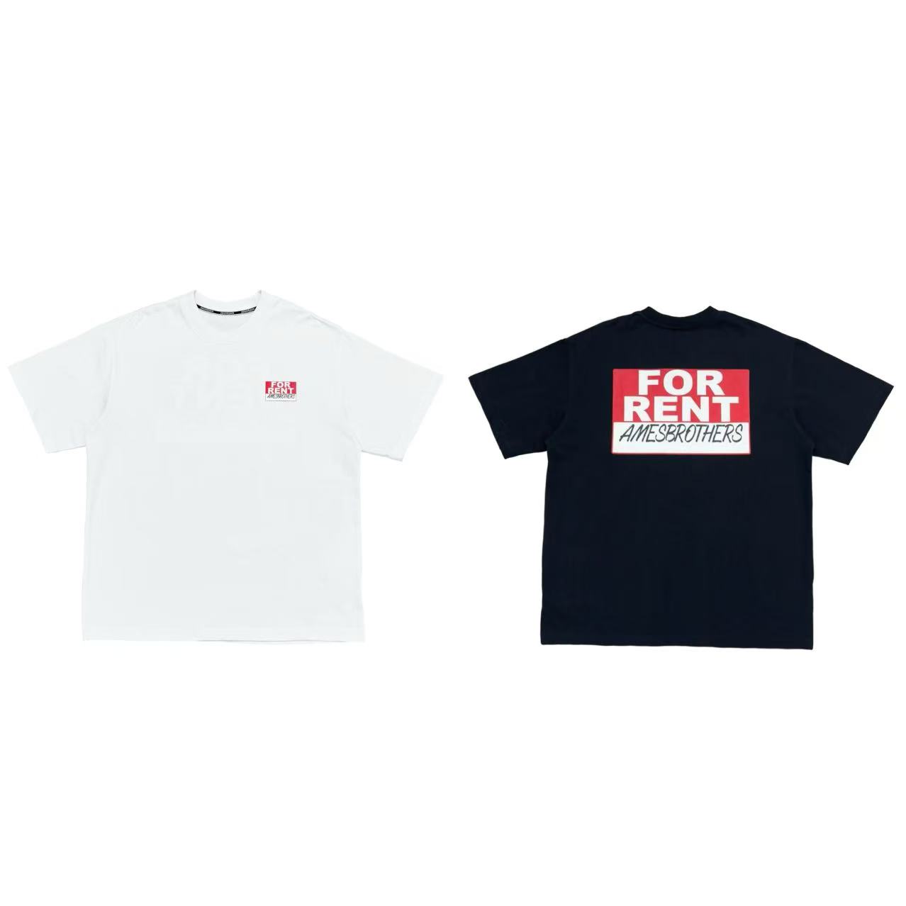 [X]黑白两色后背FOR字母美式港风百搭短袖儿童体恤( 港风潮流 ）