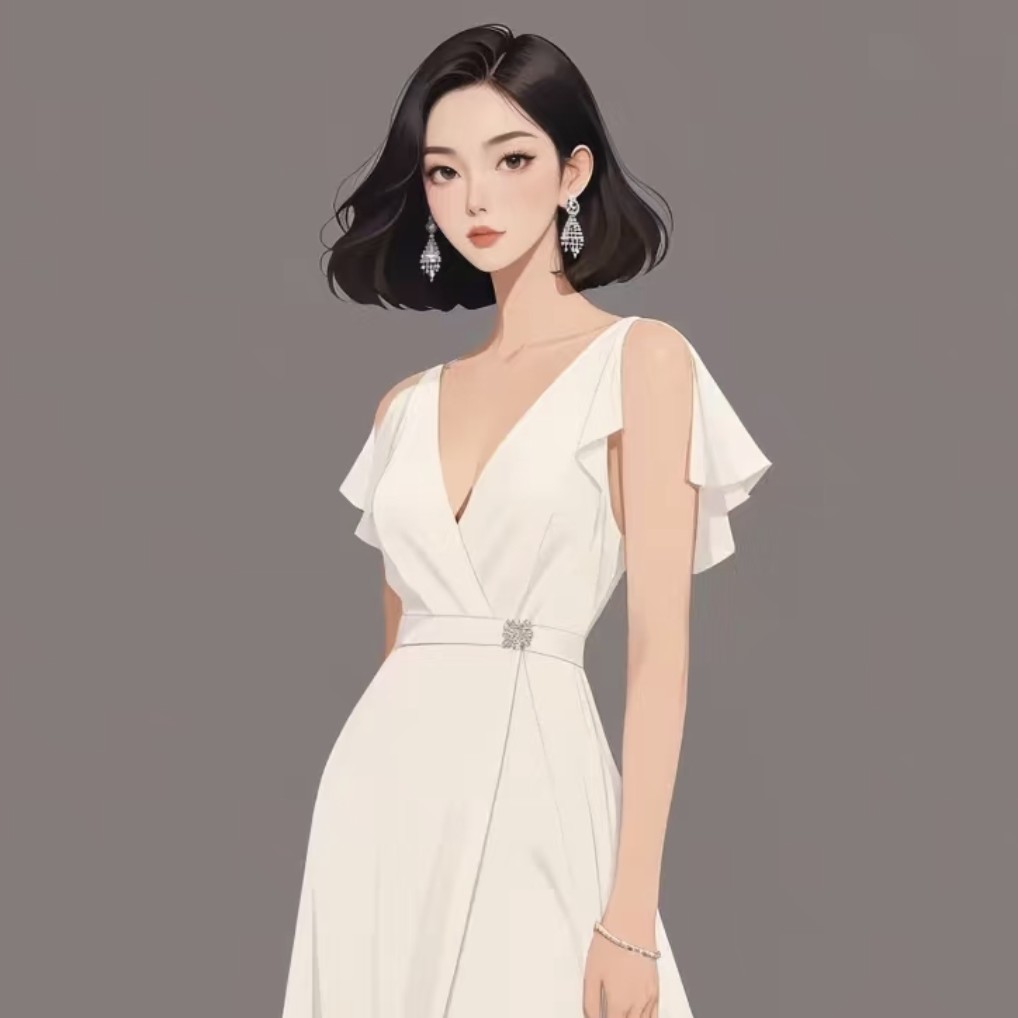 豆朵家服饰  高品质连衣裙（套装两件套）