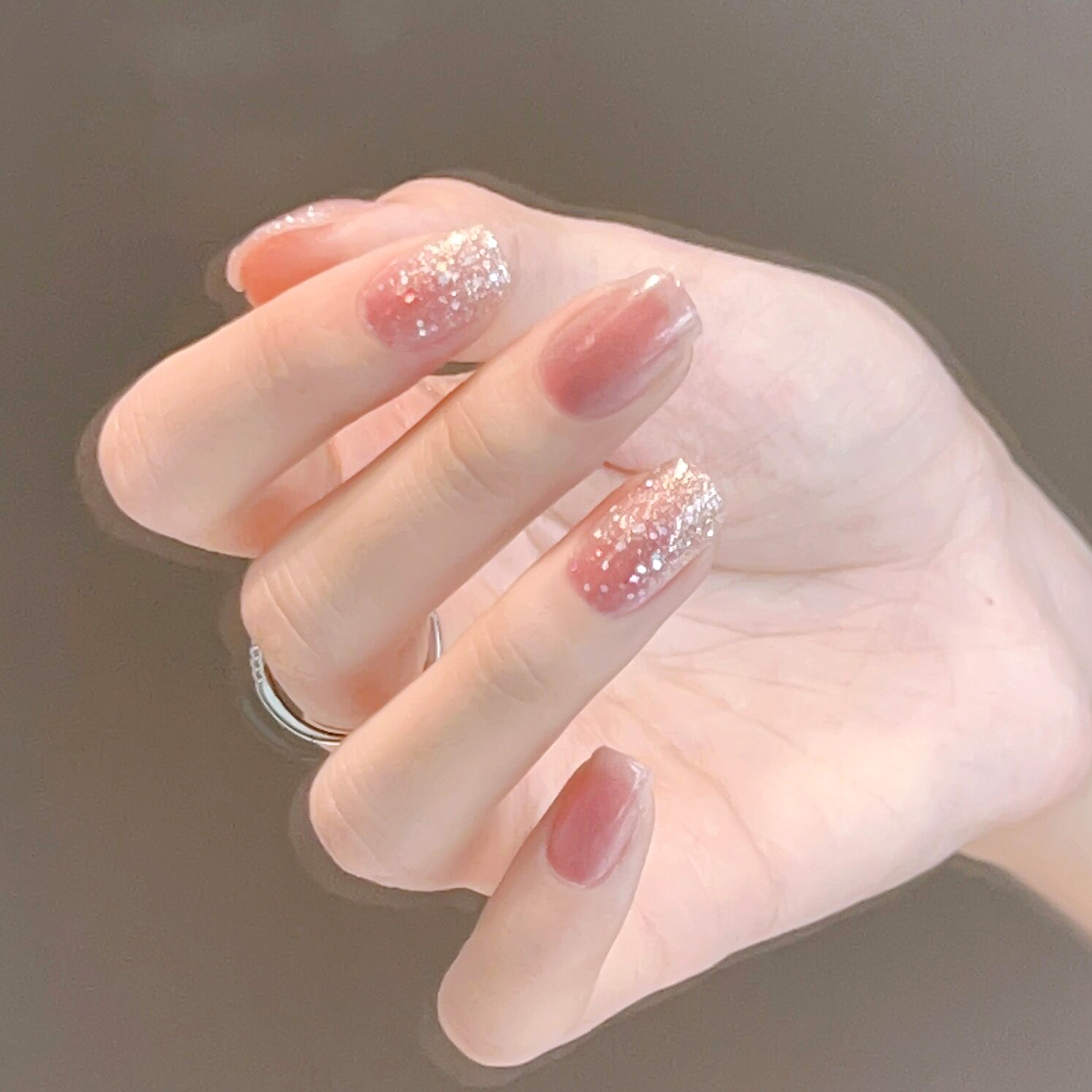 【免照灯】【纯欲】朵媛儿凝胶甲贴持久防水甲贴ins指甲贴夏日