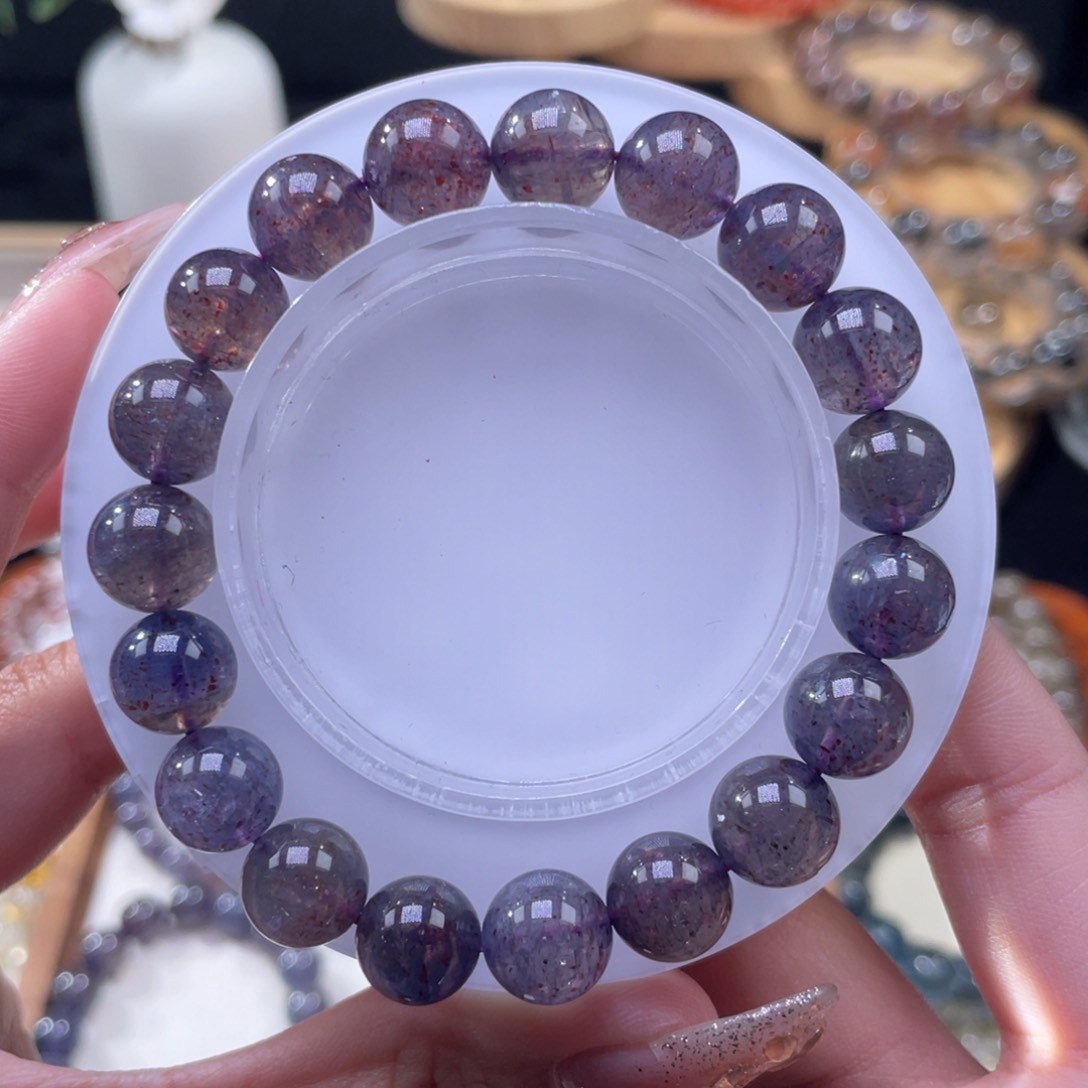 堇青石手串未镶嵌