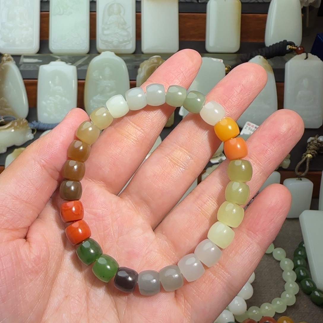 和田玉手链未镶嵌