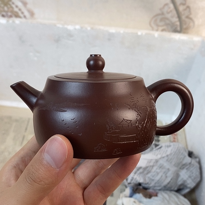 茶壶紫砂宜兴紫砂壶HH