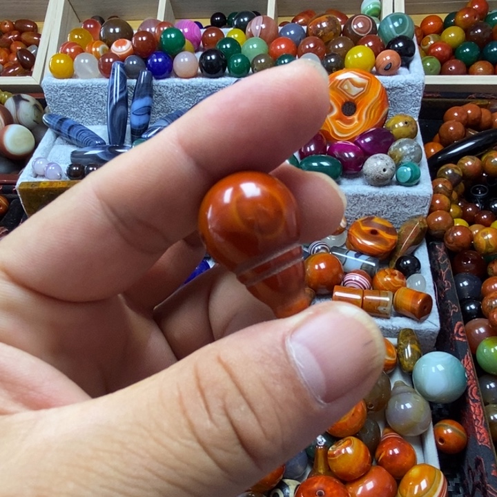 玛瑙/玉髓未镶嵌玛瑙一体三通