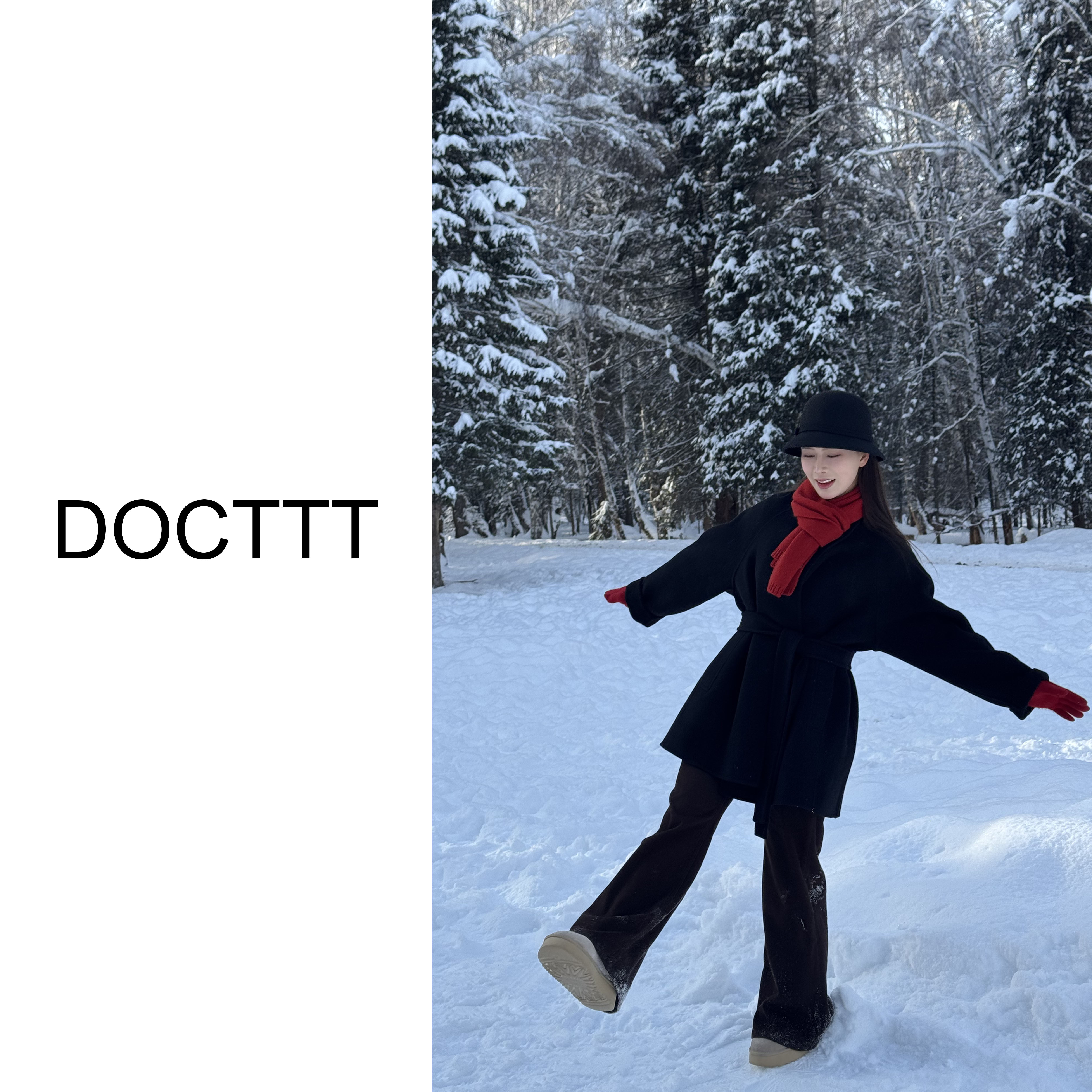 《DCT》路易夫人*100羊毛单排扣羊毛外套D25134