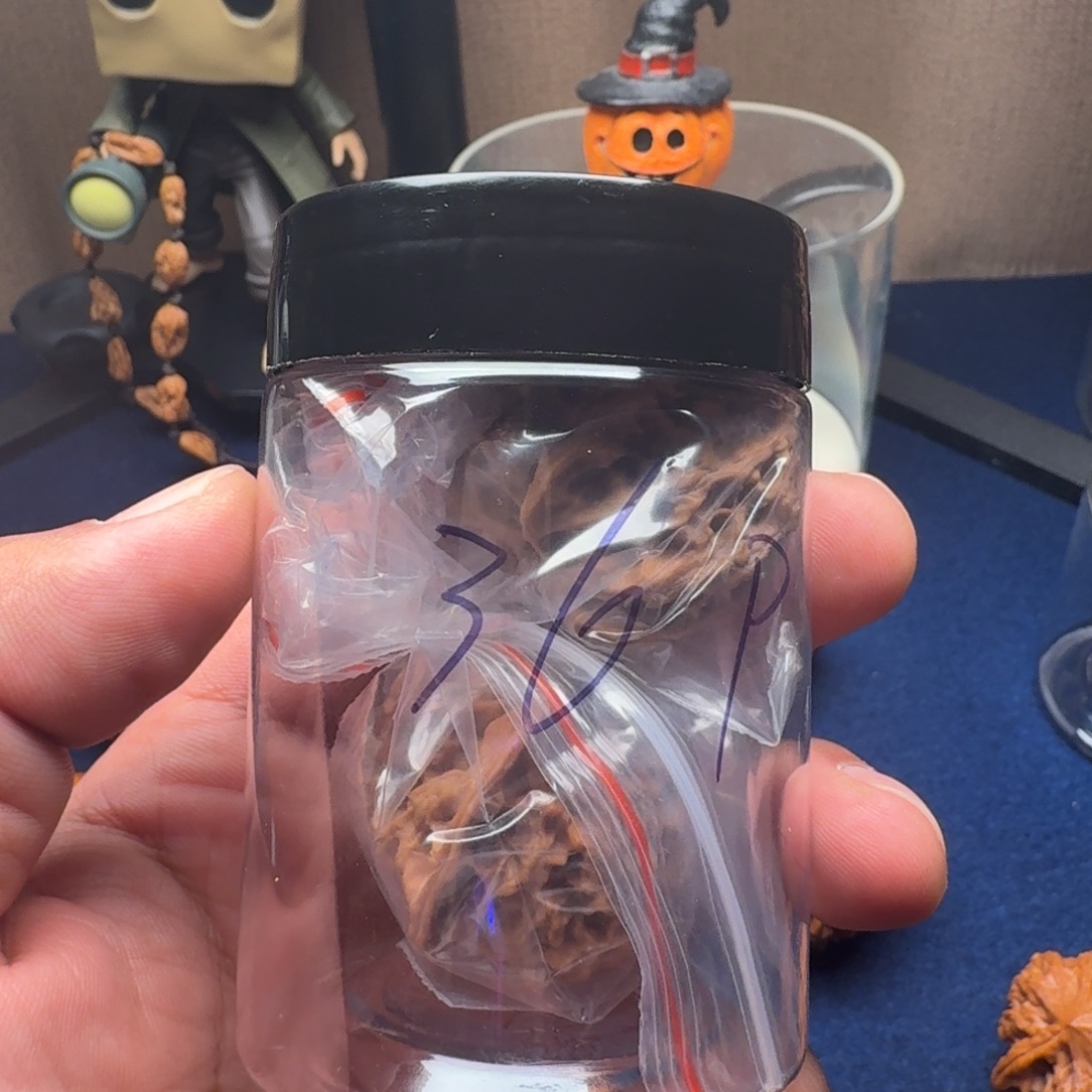 三***金吊坠文玩核桃36 全品磕尖苹果园