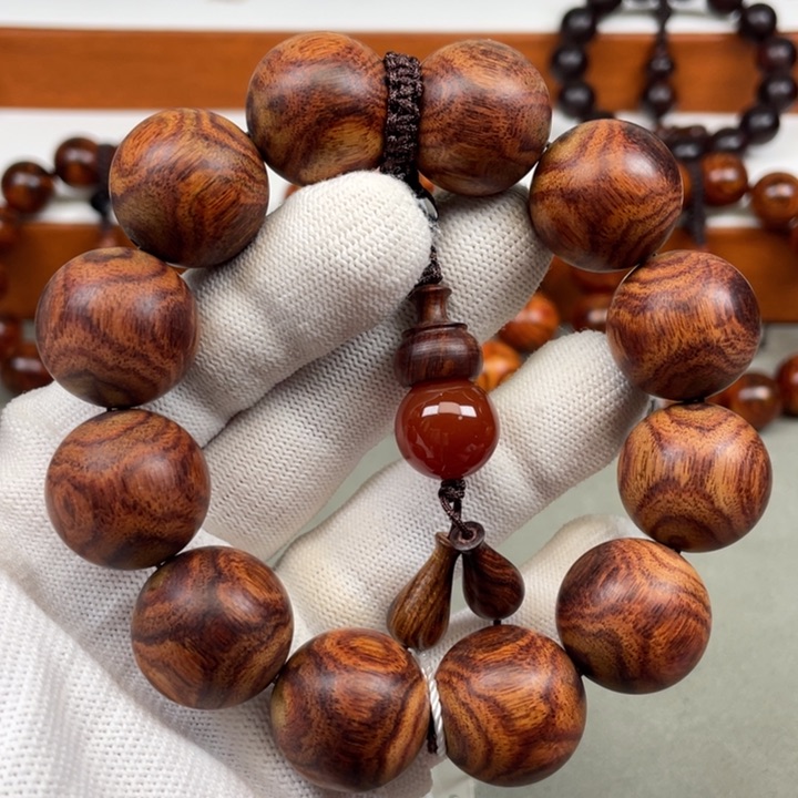 黄花梨/降香黄檀手串/手链北**狼海南黄花梨