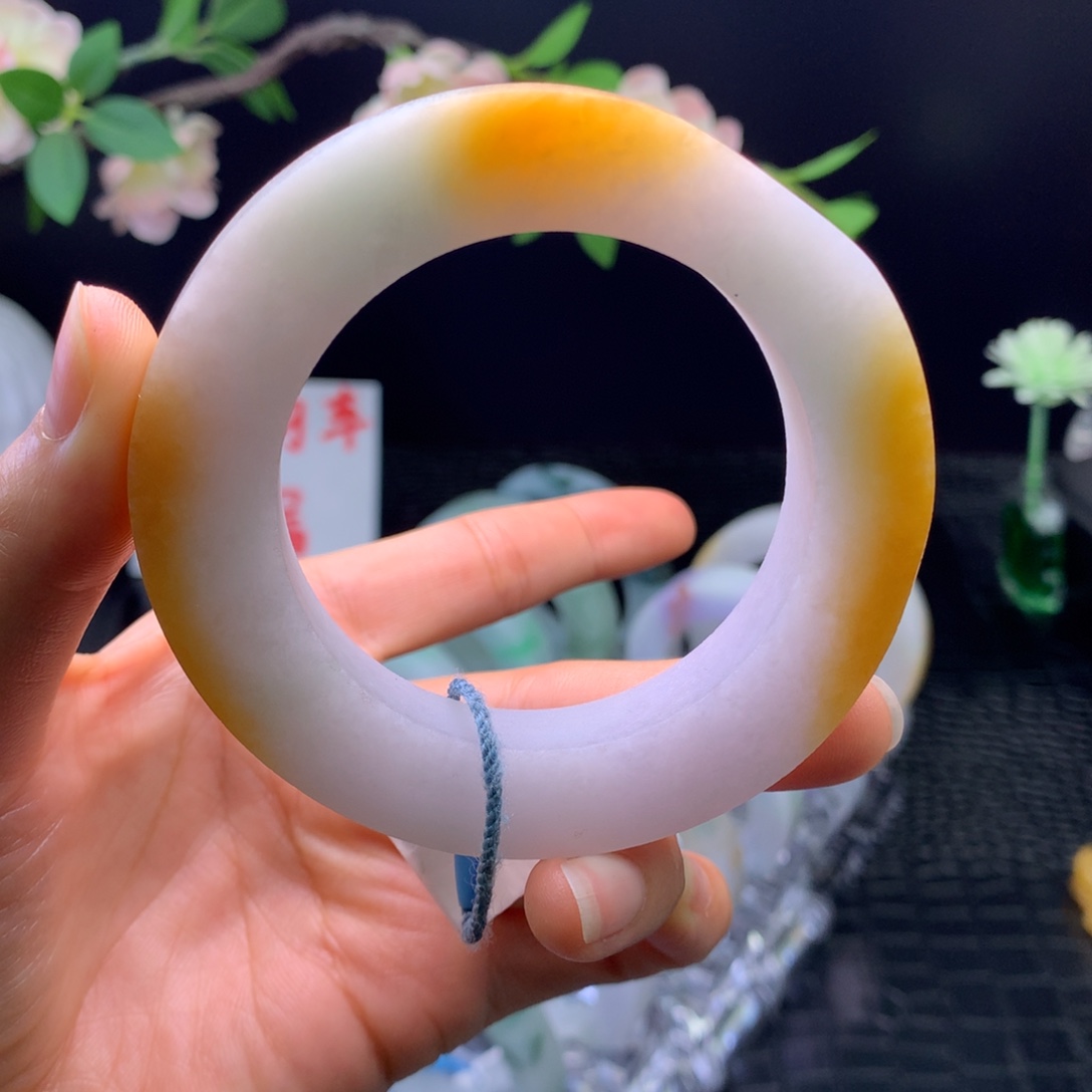 定制翡翠未镶嵌手镯54-63