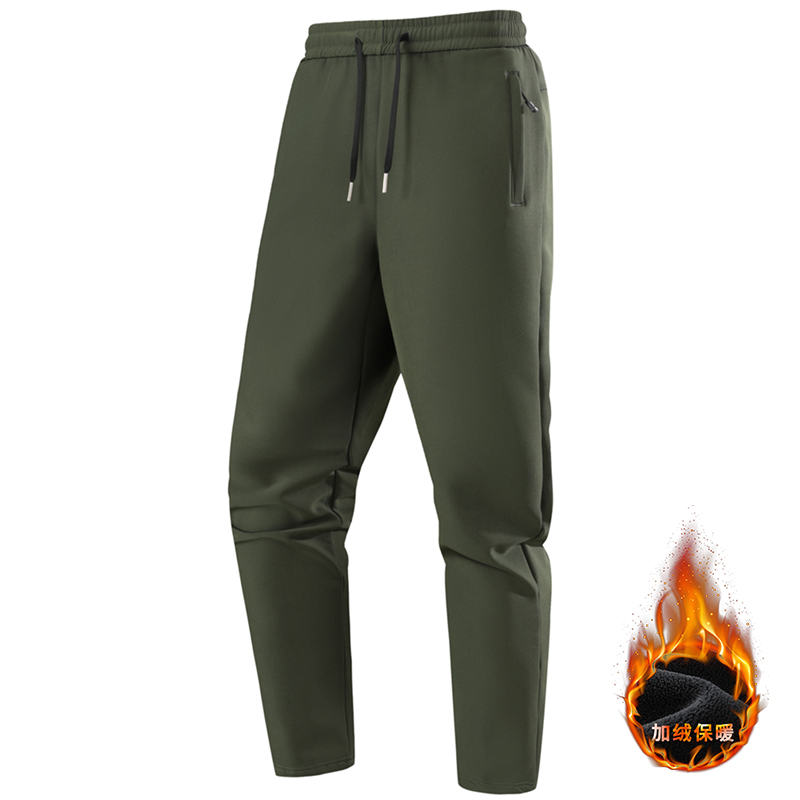 比家秋冬【黑标】9617直筒裤子加绒