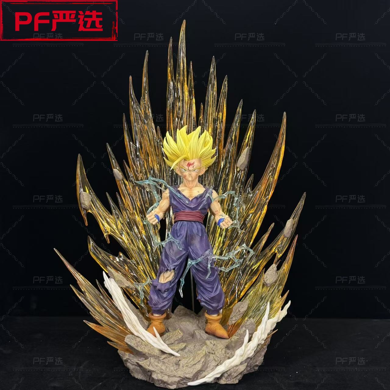 【PF严选】七龙珠 超二悟饭 高度约38cm  手办模玩摆件