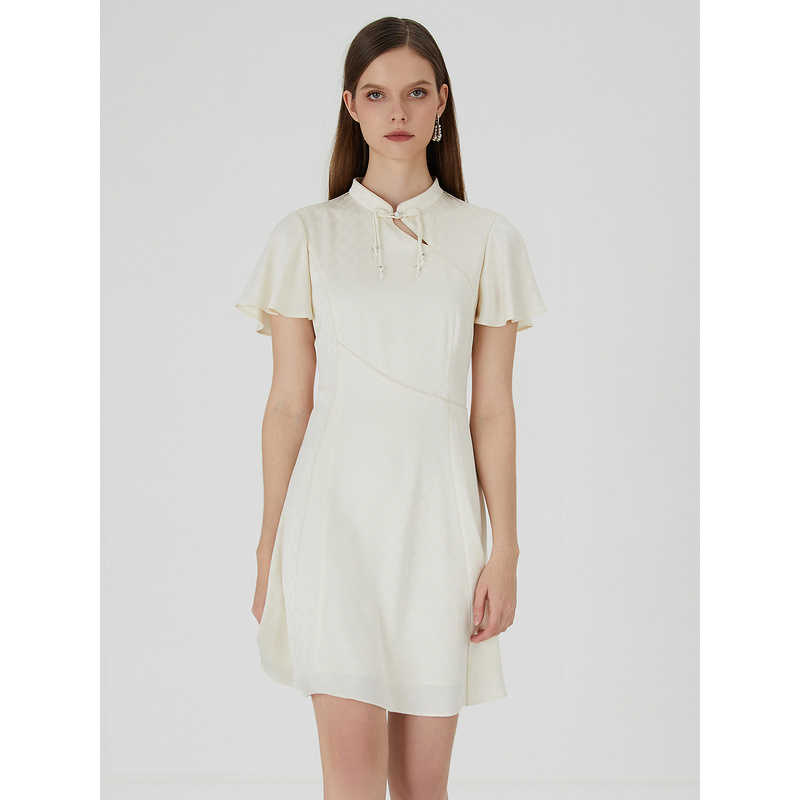 【诗语】莱芙艾迪儿短袖连衣裙1E2L93139