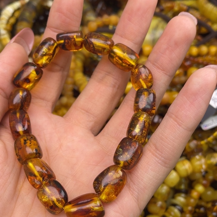 琥珀未镶嵌珠宝奇石