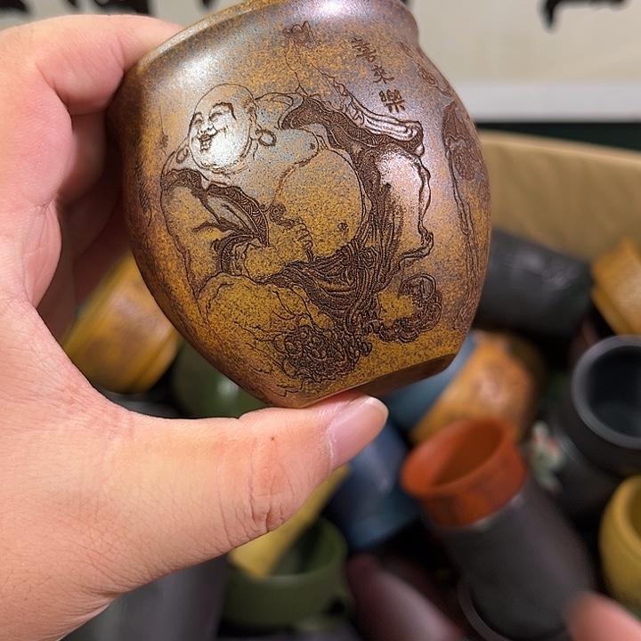 茶杯紫砂全手工紫砂主人杯
