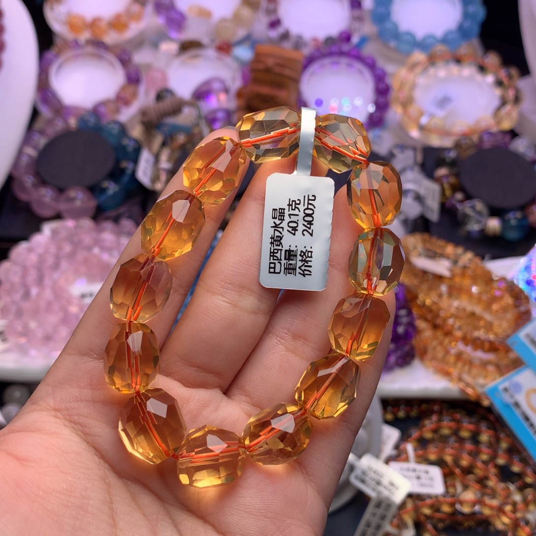 水晶未镶嵌手链手链
