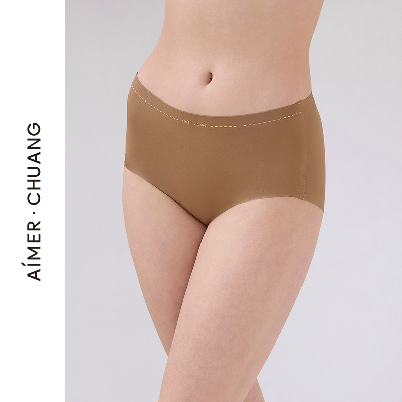 AIMER CHUANG溯源5中高腰本命年舒适无痕平角裤CA231991