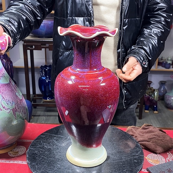 瓶中国神垕精品钧瓷