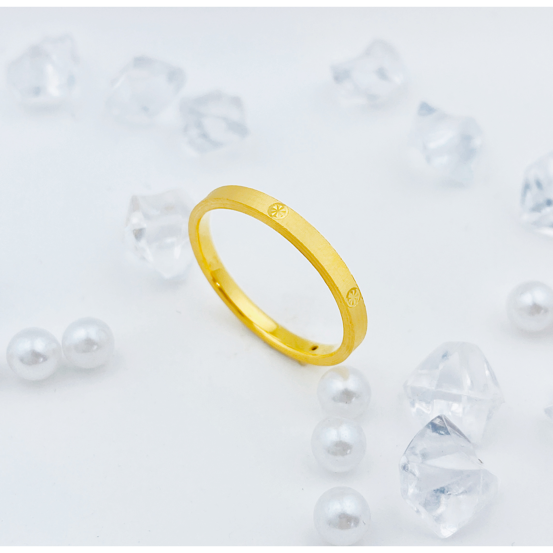 【国潮】足金999 炫彩米字戒指 0.97 12圈口