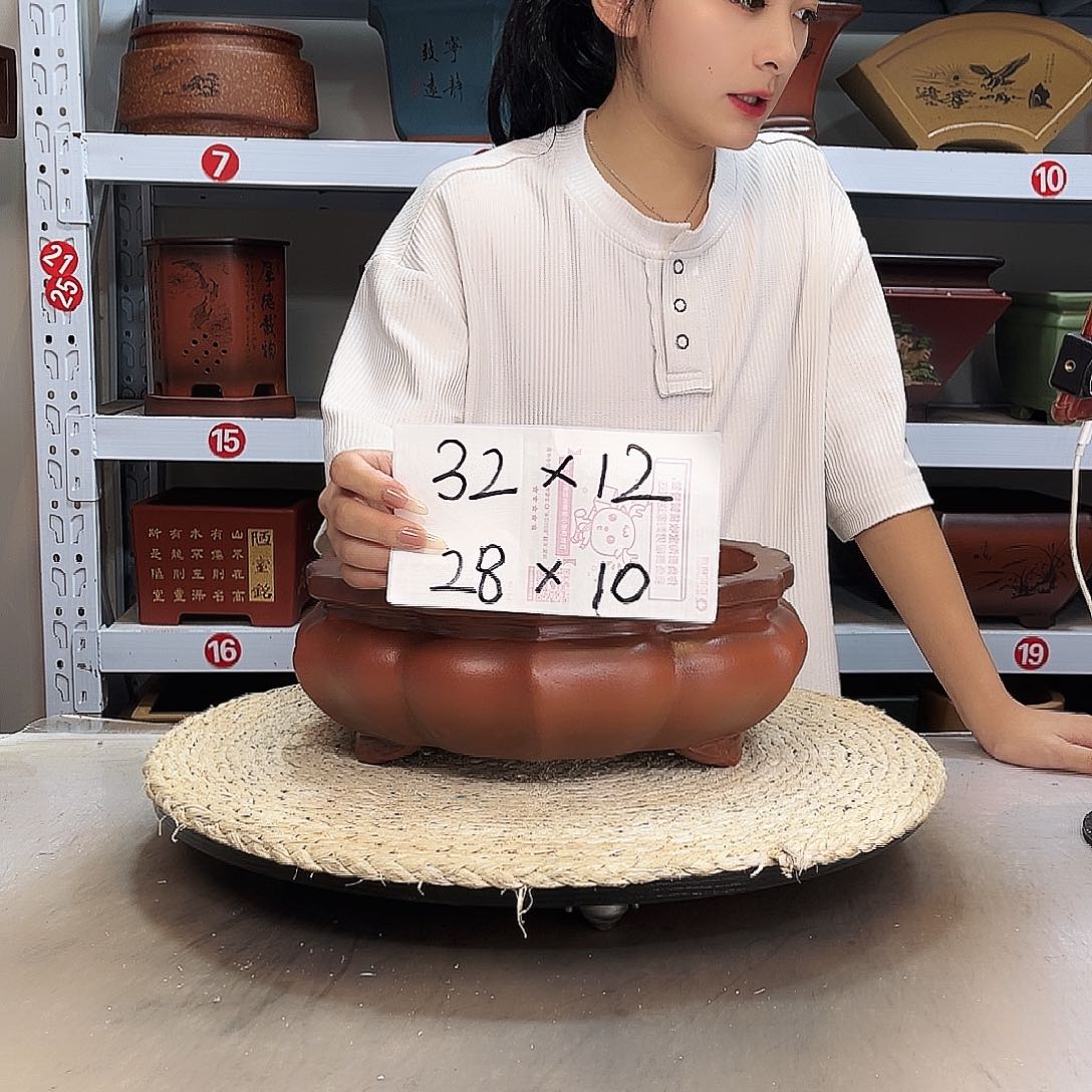 紫砂花盆紫砂花盆