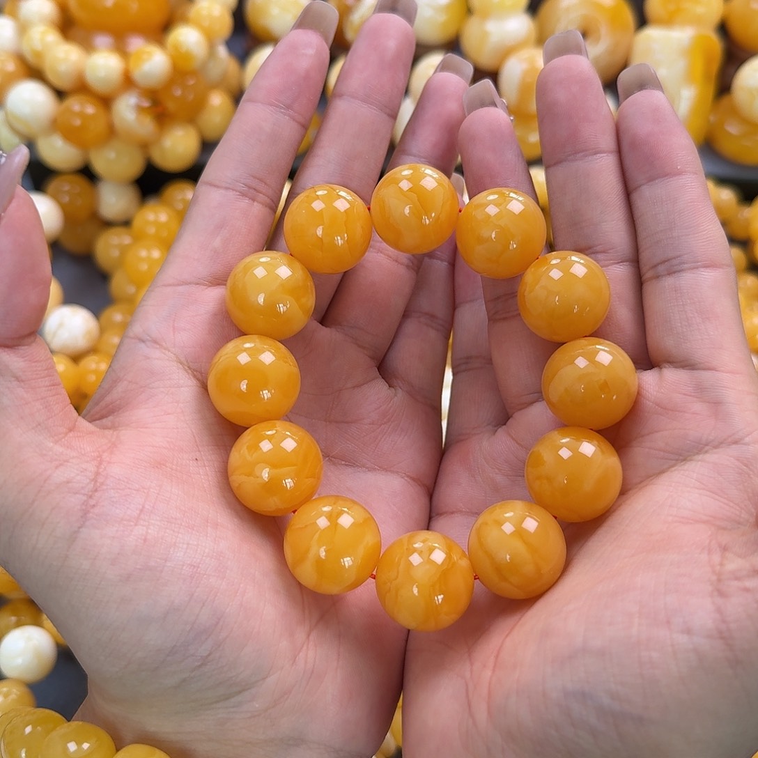 蜜蜡未镶嵌珠宝奇石同料20mm