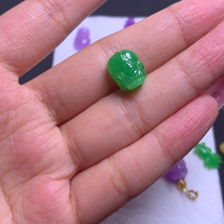 用***5翡翠未镶嵌颈饰无镶嵌11