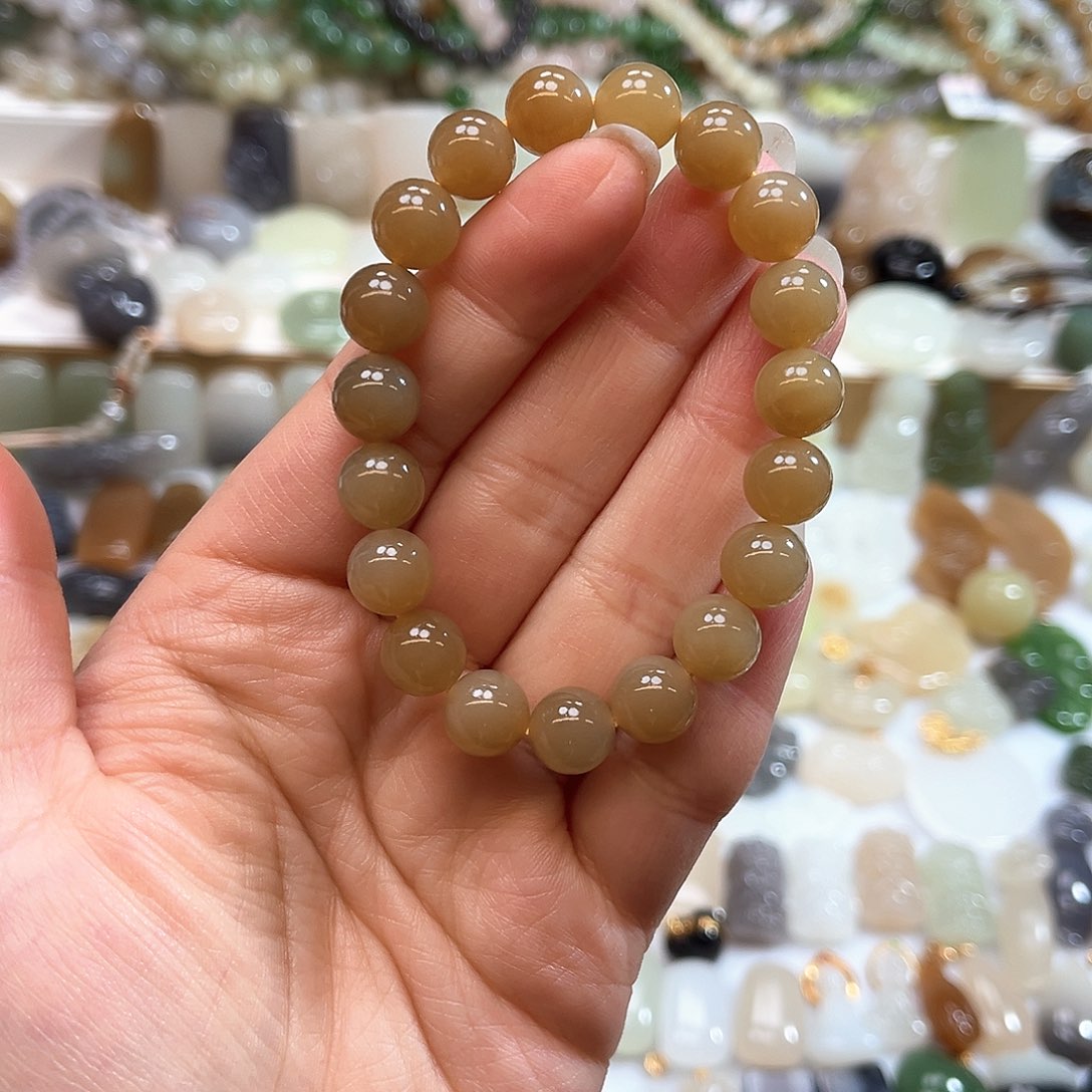 和田玉手串未镶嵌