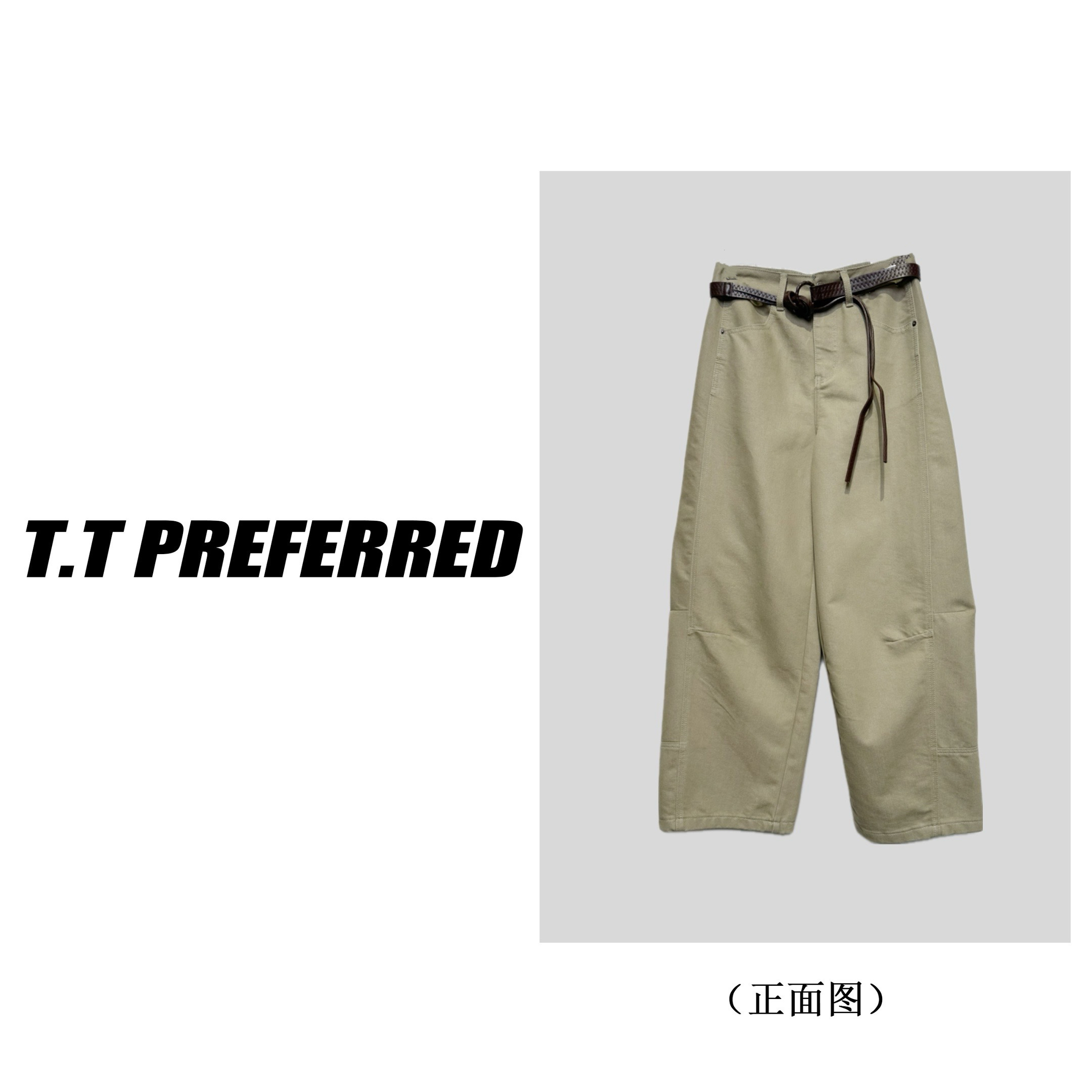 【T&T】25新款时尚休百搭美式复古休闲裤K-01