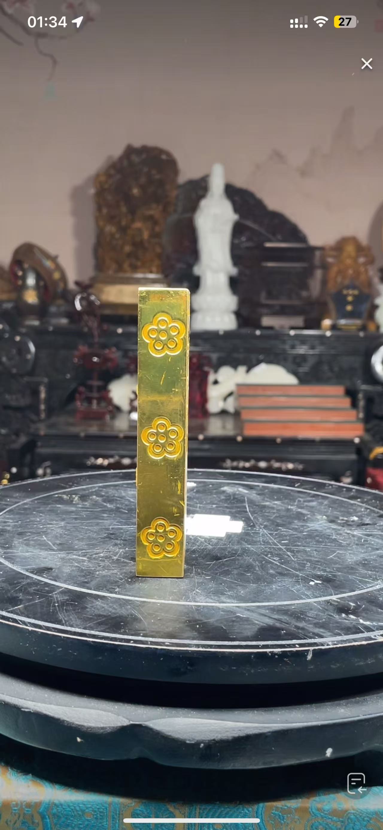 特色摆件特色摆件R-16金色砖