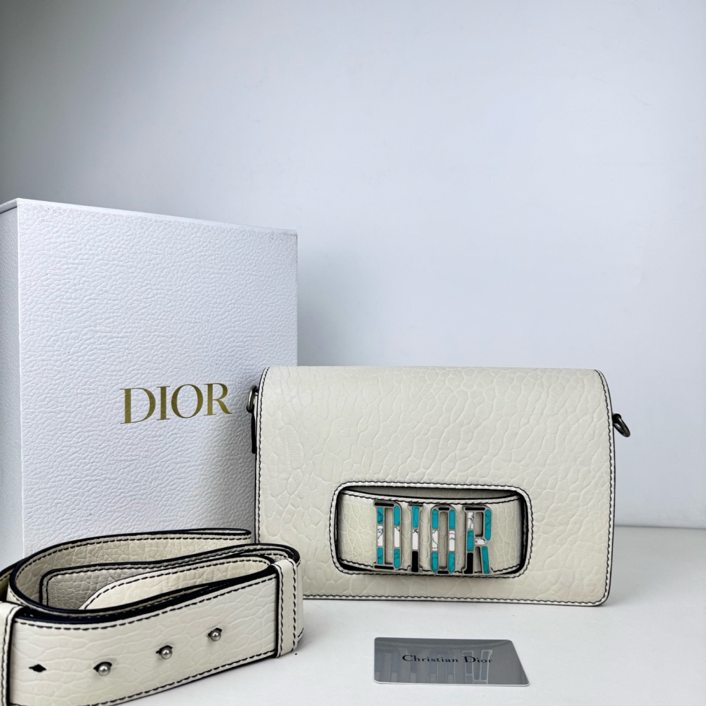 95新 DIOR/迪奥 Jadior 中号白色/98新